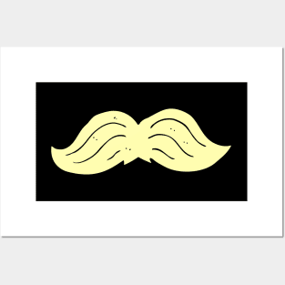 Blonde Thick Mustache Posters and Art
